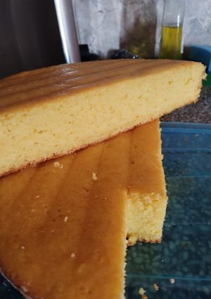 Una foto de Torta de naranja 🍊 en licuadora