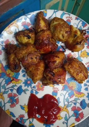 চিকেন পকোড়া(Chicken n pokora recipe in bengali) রেসিপির প্রধান ছবি