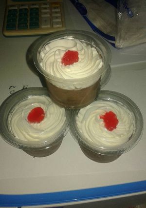 Foto resep Silky puding chocolate oreo