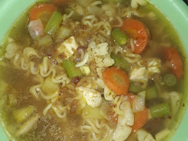 Langkah Gampang Membikin Resep Mie sayur kuah yang Enak Banget Anti Ribet, Sempurna