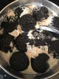 Oreo rice pudding