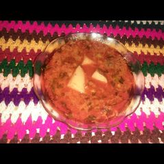 A picture of Sindhi Aloo Matar.
