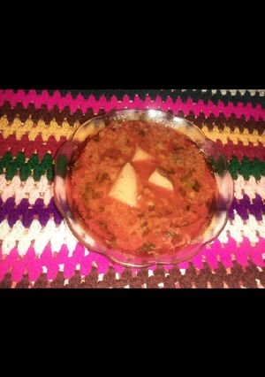 A picture of Sindhi Aloo Matar.