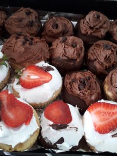 Una foto de Real Cupcakes de Chocolate