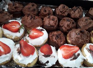 Una foto de Real Cupcakes de Chocolate
