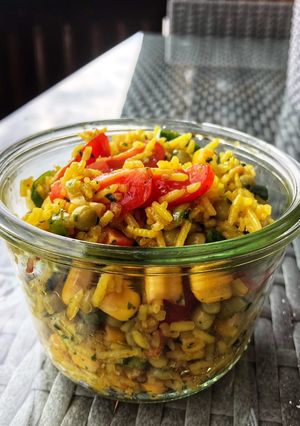 Currys rizssaláta 🍚🥗 recept fotója