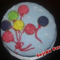 A picture of Balloon Cake.
