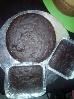 A picture of Chocolate coconut banana cake.