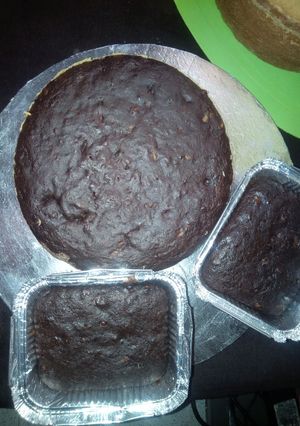 A picture of Chocolate coconut banana cake.
