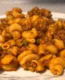 Ground beef and macaroni