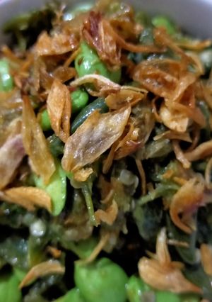 Foto resep Teri lombok ijo dengan pete