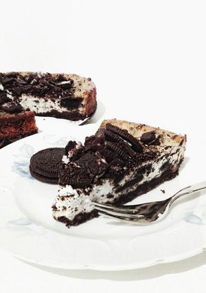 A picture of Oreo Cheesecake.
