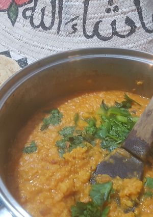 A picture of Red lentils.