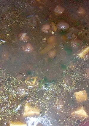 A picture of Chana Paneer.