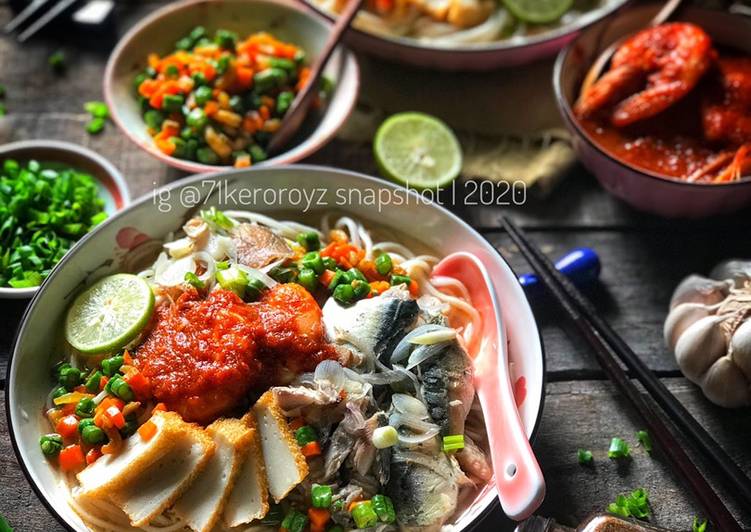 Langkah Langkah Buat 🍜 LAKSA MEE PANGKOR yang Mudah