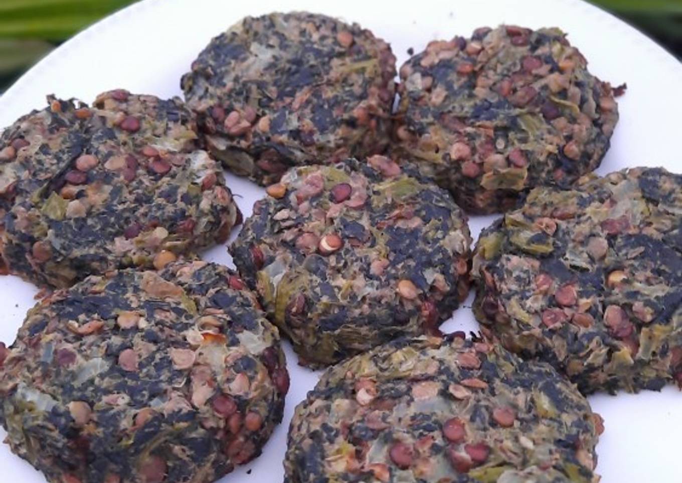 Hamburguesas de lenteja y acelga