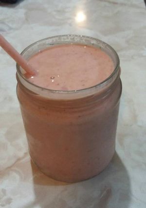 Una foto de Smoothie con yogurt