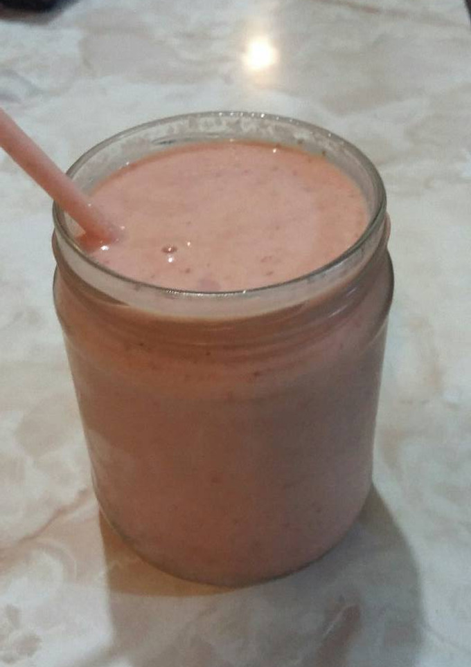 Una foto de Smoothie con yogurt