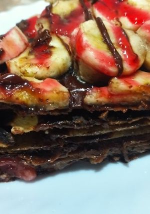 صورة لوصفة قرصة🥞 كراب🤤 مقرمشين الله الله 😋 وبنية في قمة 👍