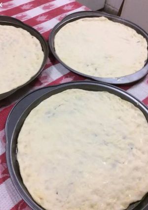 Una foto de Masa de prepizza en la máquina de hacer pan