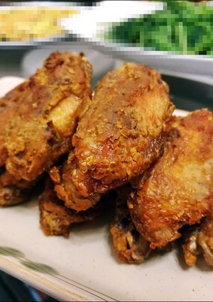 【氣炸鍋料理】日式孜然雞翅 的食譜成品照片