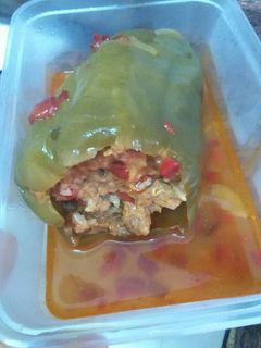 Una foto de Pimientos rellenos