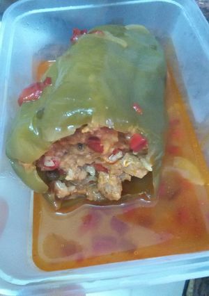 Una foto de Pimientos rellenos