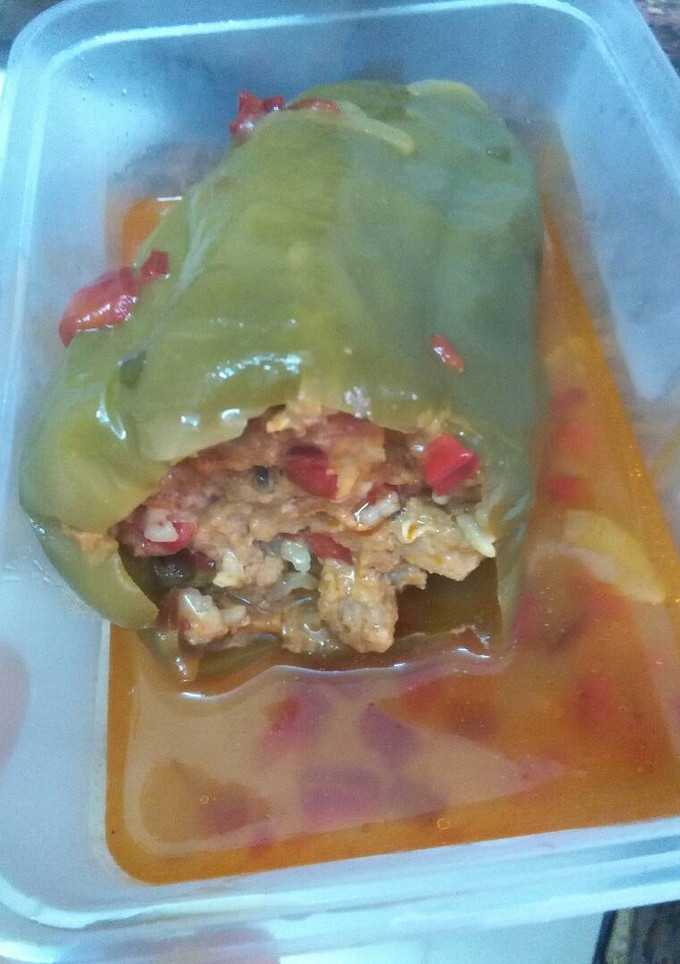 Una foto de Pimientos rellenos
