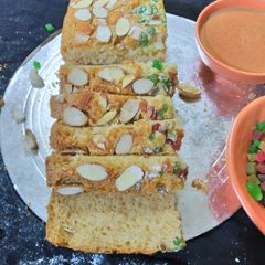 A picture of Dry fruit cake.