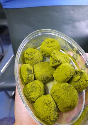 Foto resep Nama chocolate (matcha)