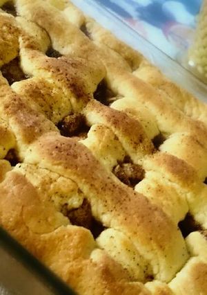 صورة لوصفة فطيرة تفاح (apple pie)