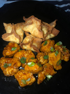 A picture of Easy orange chicken.