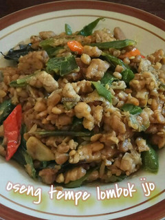 Foto resep Oseng Tempe Lombok Ijo