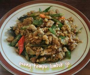 Siap Saji Oseng Tempe Lombok Ijo Sedap Nikmat