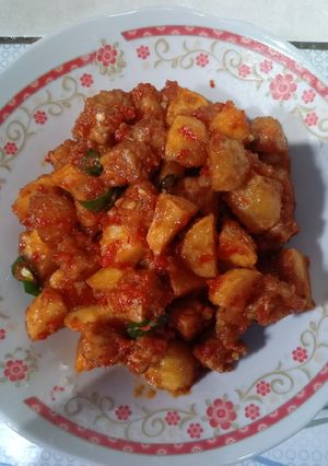 Foto resep Sambal goreng kentang dan tempe