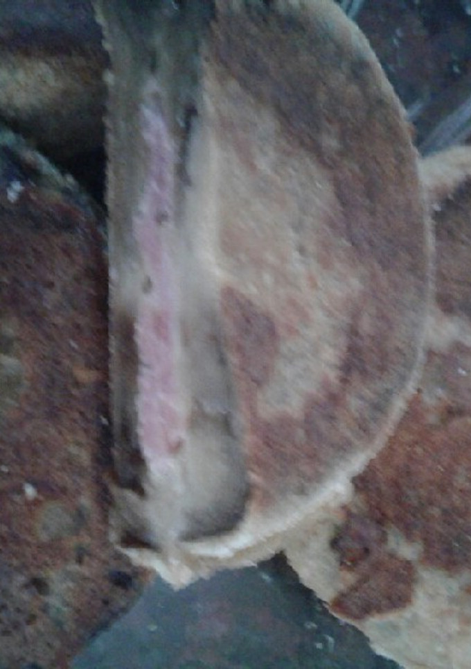Una foto de Milanesas de berenjenas rellenas