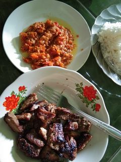 Foto resep Beef steak sambel geprek