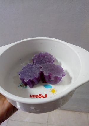 Foto resep Mpasi 10m+ Puding Ubi Ungu