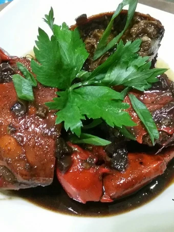 Cara Mudah Menyiapkan Resep Kepiting lada hitam ala bunda jkb yang Lezat Anti Ribet, Sempurna