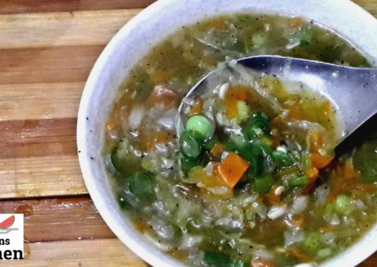 Recipe of Favorite Vegetable soup | Healthy recipe