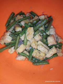 Foto resep Tumis tempe kacang panjang