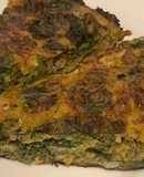 TORTILLA de ESPINACA y ZANAHORIA con nueces y semillas