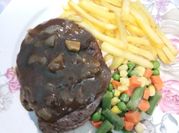 Gambar steak tenderloin tepung