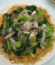 cải thìa xào tỏi