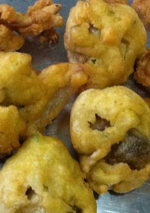 A picture of Mushroom pakora.