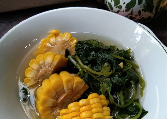 Resep Bening Daun Ubi Jalar 🌽 Oleh Mak Win Cookpad