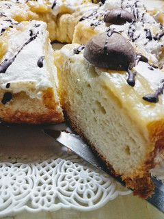 Una foto de Rosca de Reyes o Pascua esponjosa
