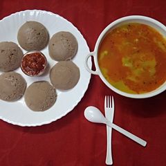 Ragi Idli A picture of Ragi Idli.