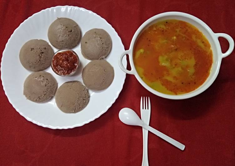 Recipe of Perfect Ragi Idli