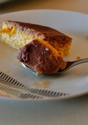 Foto principal de Postre de naranja y cerezas "recetas saludables para diabetes"